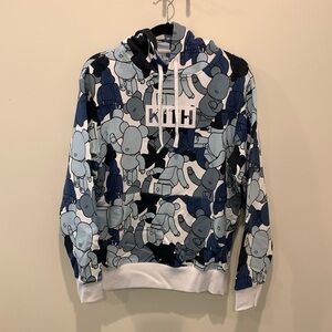 Kith Be@rbrick Pullover Parka Blue Size XS 100% Authentic